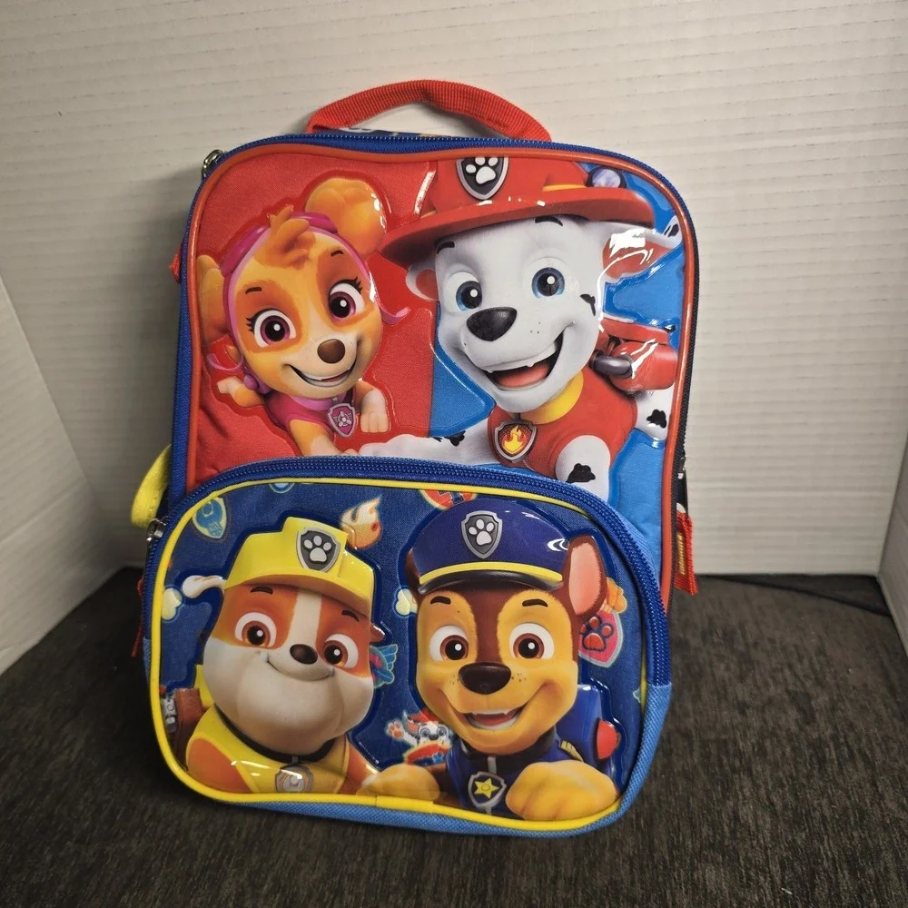 PAW PATROL Kids Lunch Tote Bag Nick Jr. Spin Masters 10 x 8 Inches